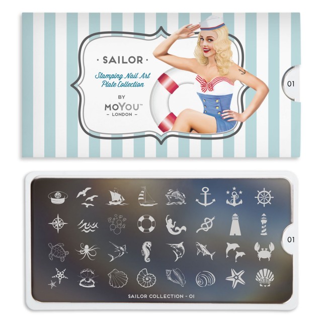 пластины для стемпинга MoYou-London Sailor