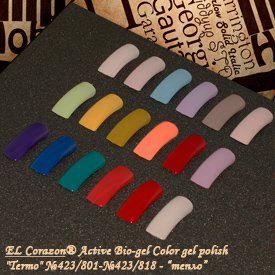 EL Corazon Termo ctive Bio-gel Color gel polish,  