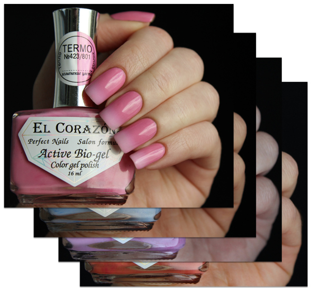 EL Corazon Active Bio-gel Color gel polish Termo