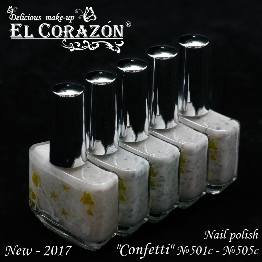 EL Corazon Confetti 501c 502c 503c 504c 505c