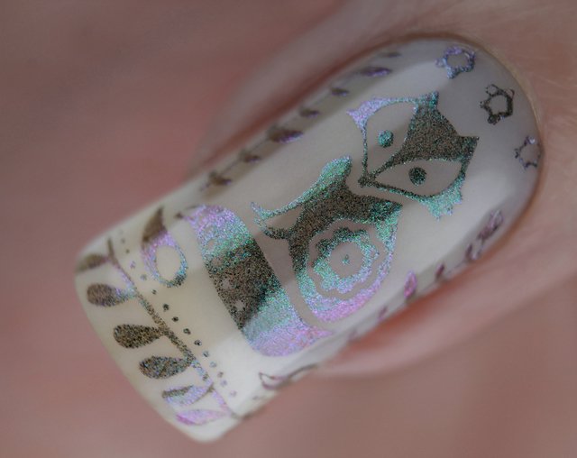 краска для стемпинга, Special paint for stamping nail art Stm-60 Duo fairytale cat