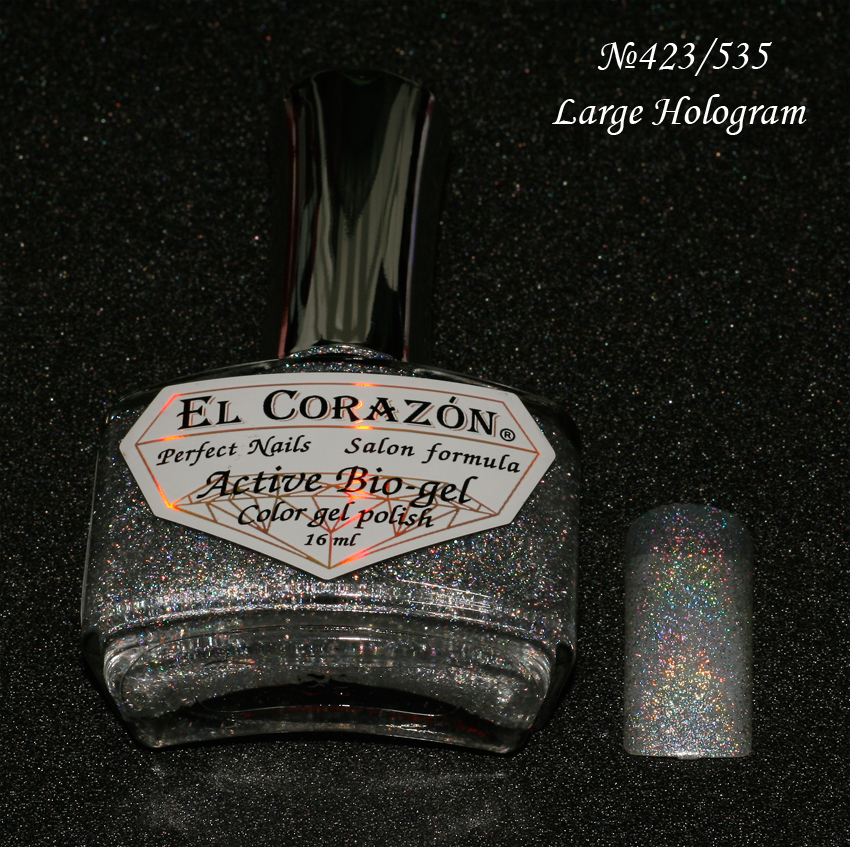 EL Corazon Active Bio-gel Color gel polish Large Hologram №423/535