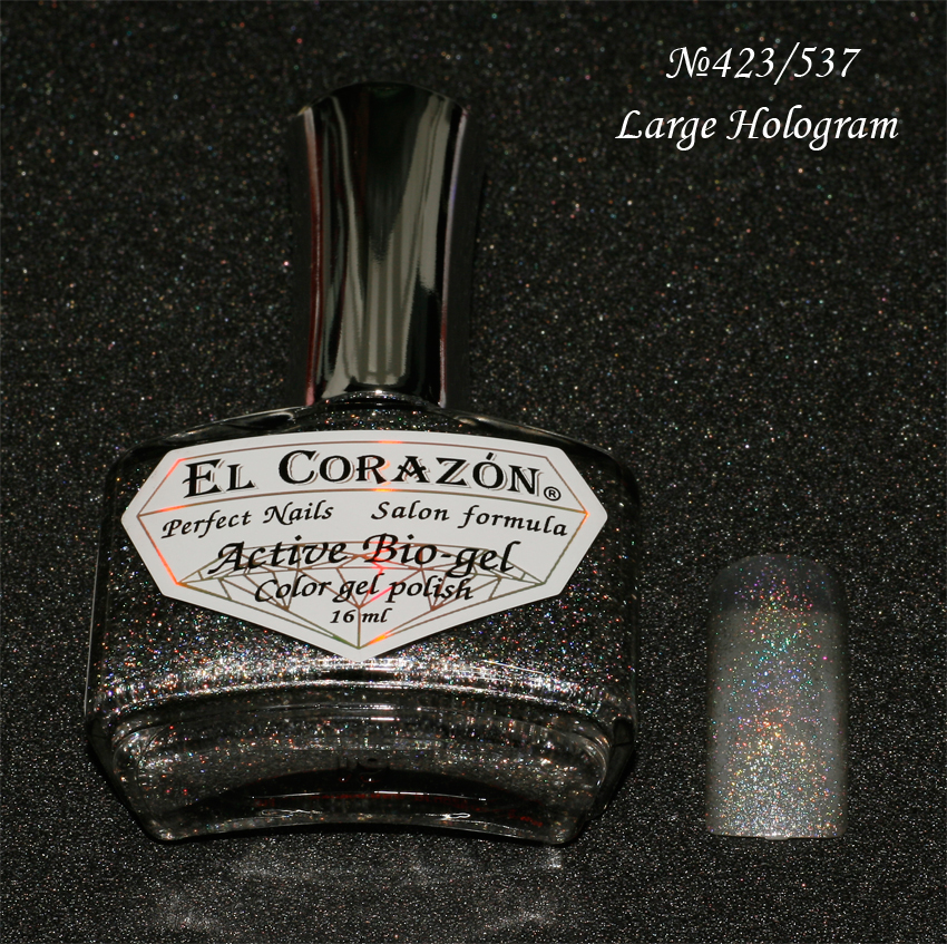 EL Corazon Active Bio-gel Color gel polish Large Hologram №423/537