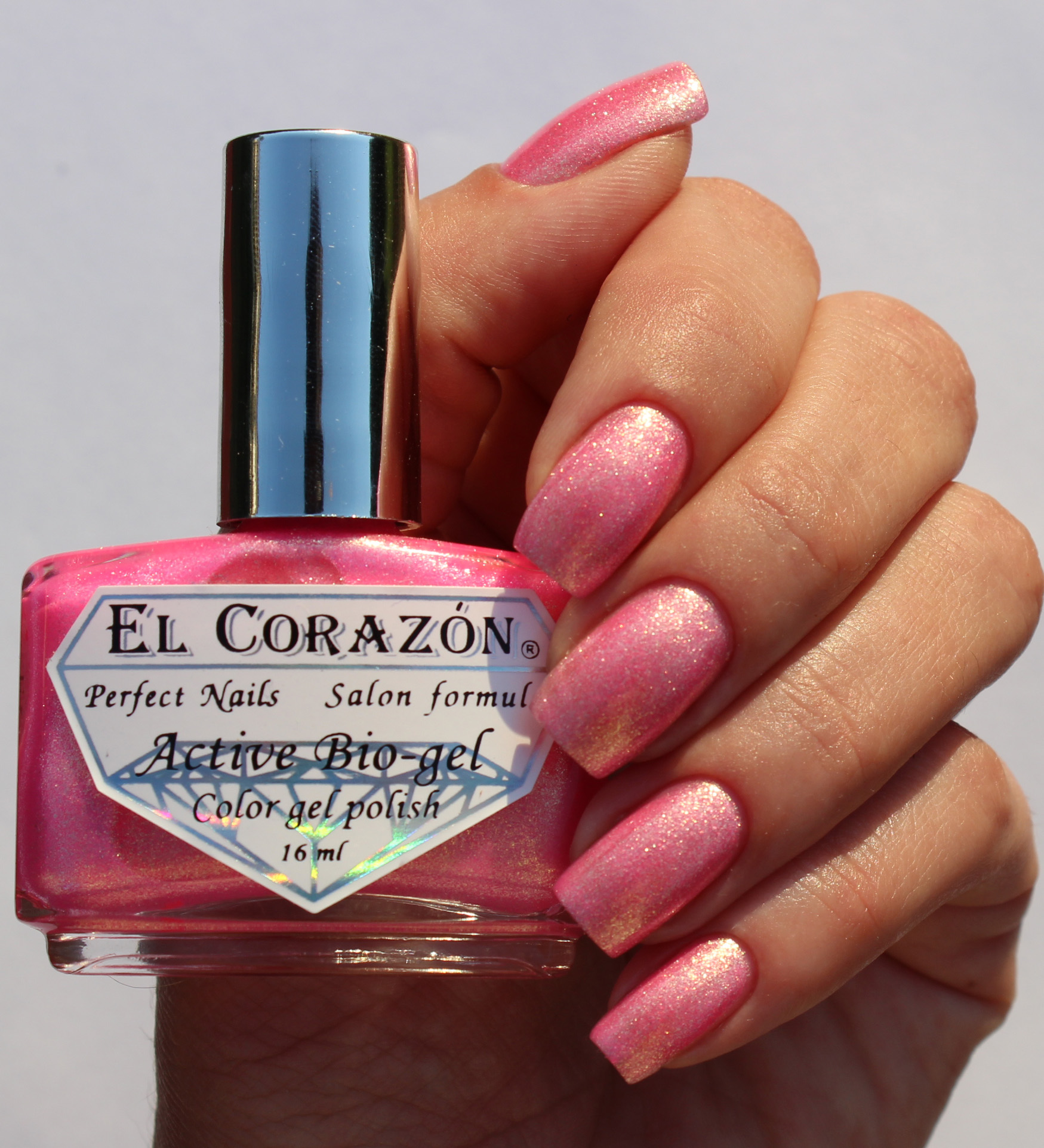 EL Corazon Active Bio-gel Color gel polish Magic №423/563 Magic rosebud