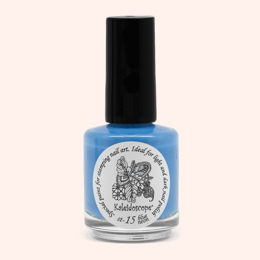EL Corazon Kaleidoscope Special paint for stamping nail art №st-15 blue neon купить