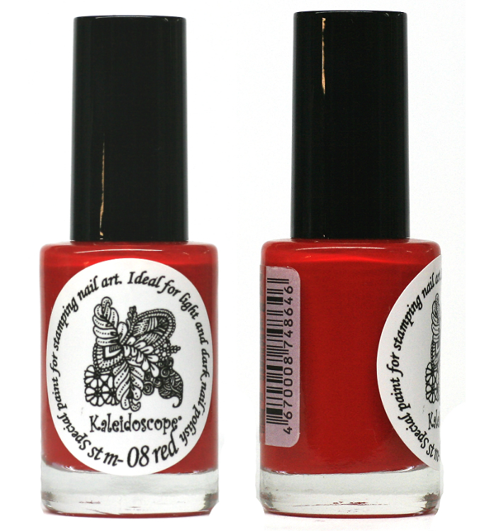 EL Corazon - Kaleidoscope Special paint for stamping nail art №Stm-08 red