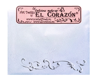 пигменты для лака для ногтей, EL Corazon перламутры, втирка для ногтей, EL Corazon p-15 белый с голубым отливом