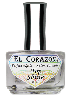 покрытие ногтей лаком, EL Corazon 410 Top Shine