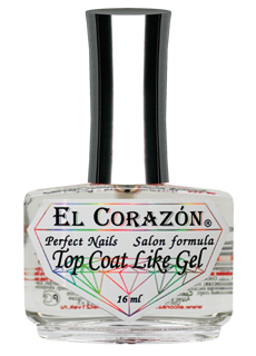 EL Corazon Perfect Nails 434 Top Coat Like Gel-Верхнее покрытие и закрепитель как ГЕЛЬ-ТОП. Визуальный эффект гелевых ногтей