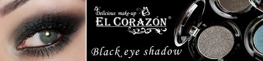 Черные тени для век EL Corazon, как красить черные тени