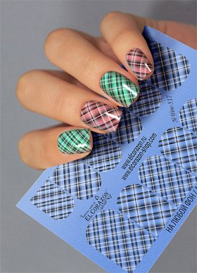 EL Corazon слайдер-дизайны для ногтей Wow-517, слайдеры для ногтей купить в москве